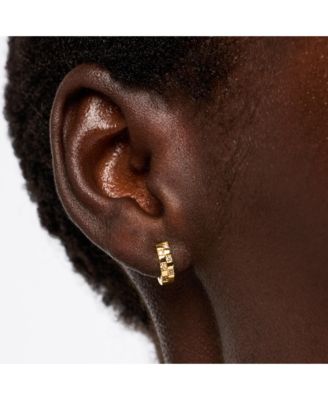 Gold Huggie Earrings - Eden Mini