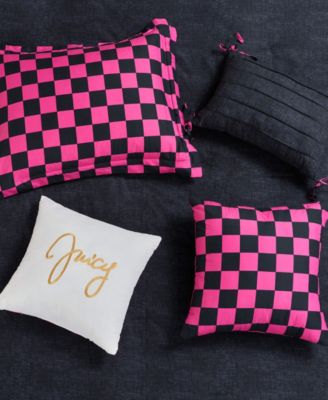 Checkerboard Reversible 5-Pc. Comforter Set, Twin/Twin XL