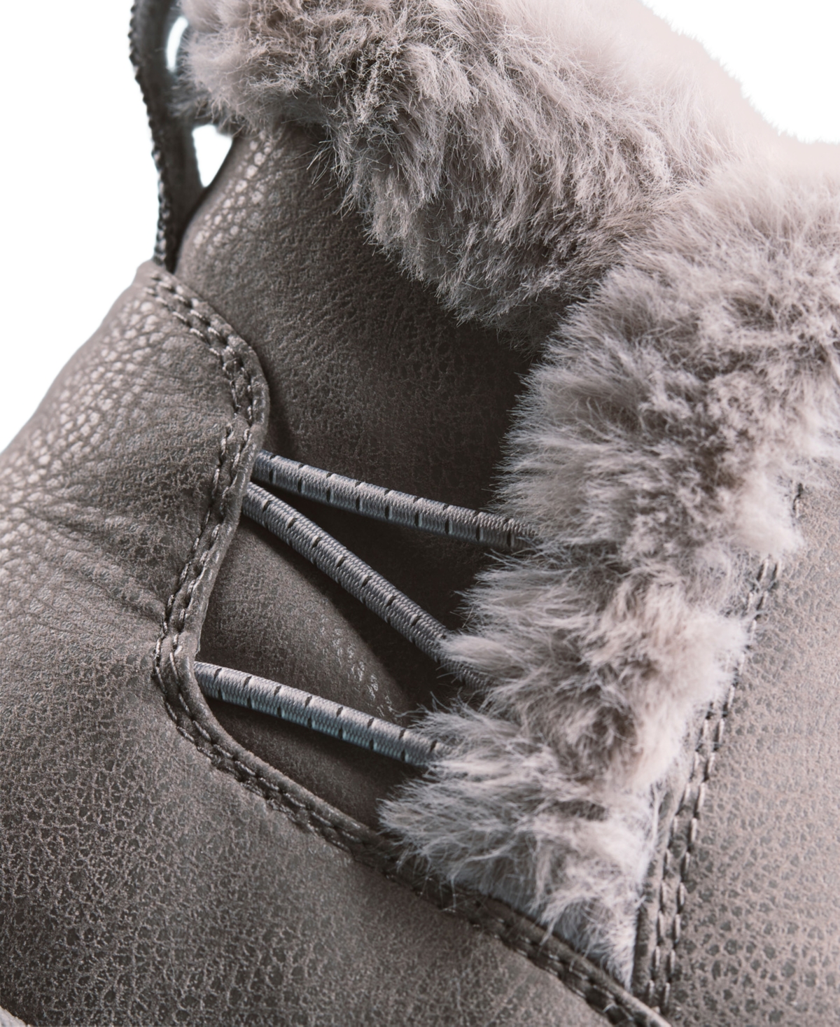 Clarks Women's Breeze Faux Fur Booties In Gray