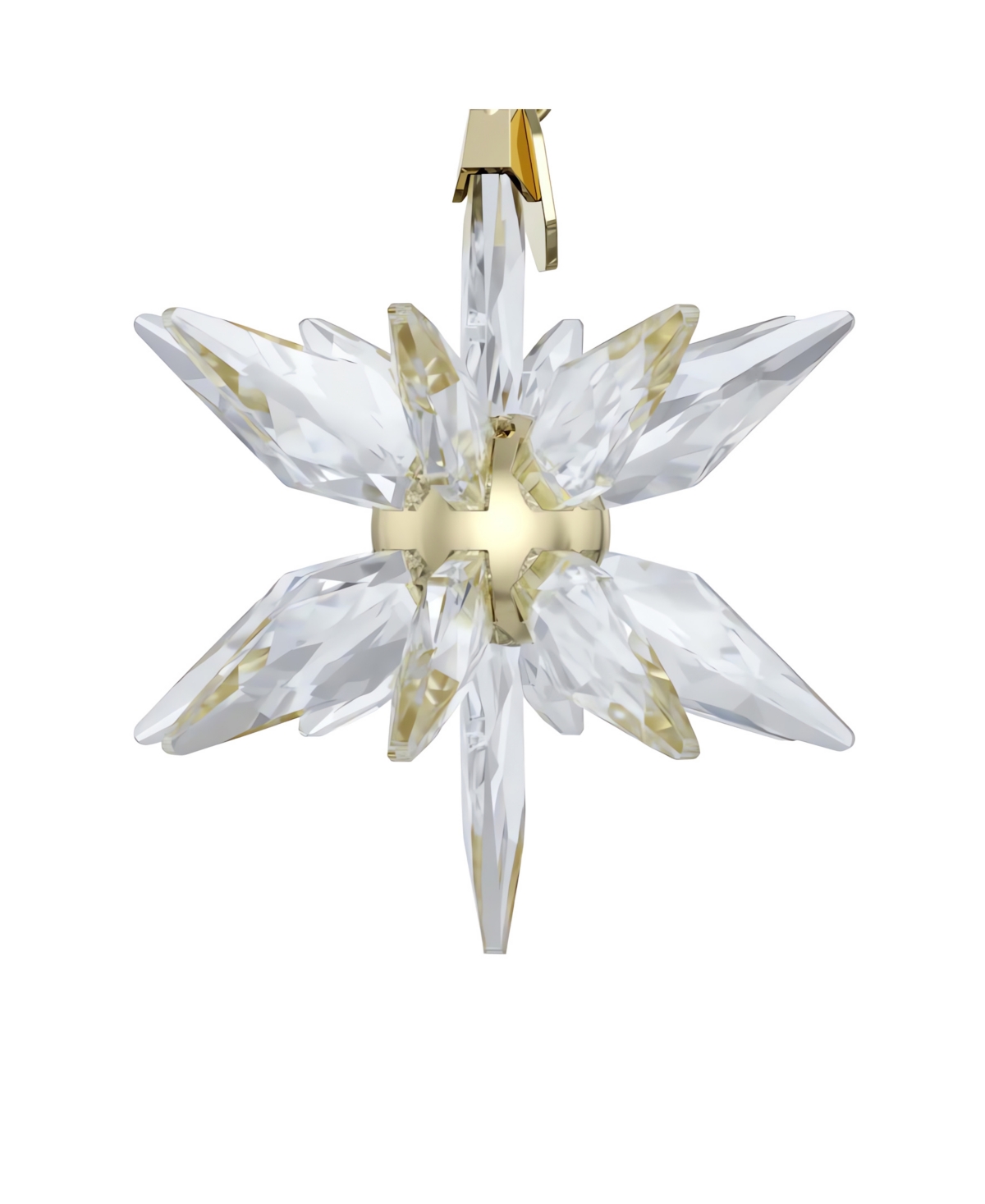 Swarovski 2025 Annual Edition 3d Festive 3d Crystal Snowflake Ornament In White