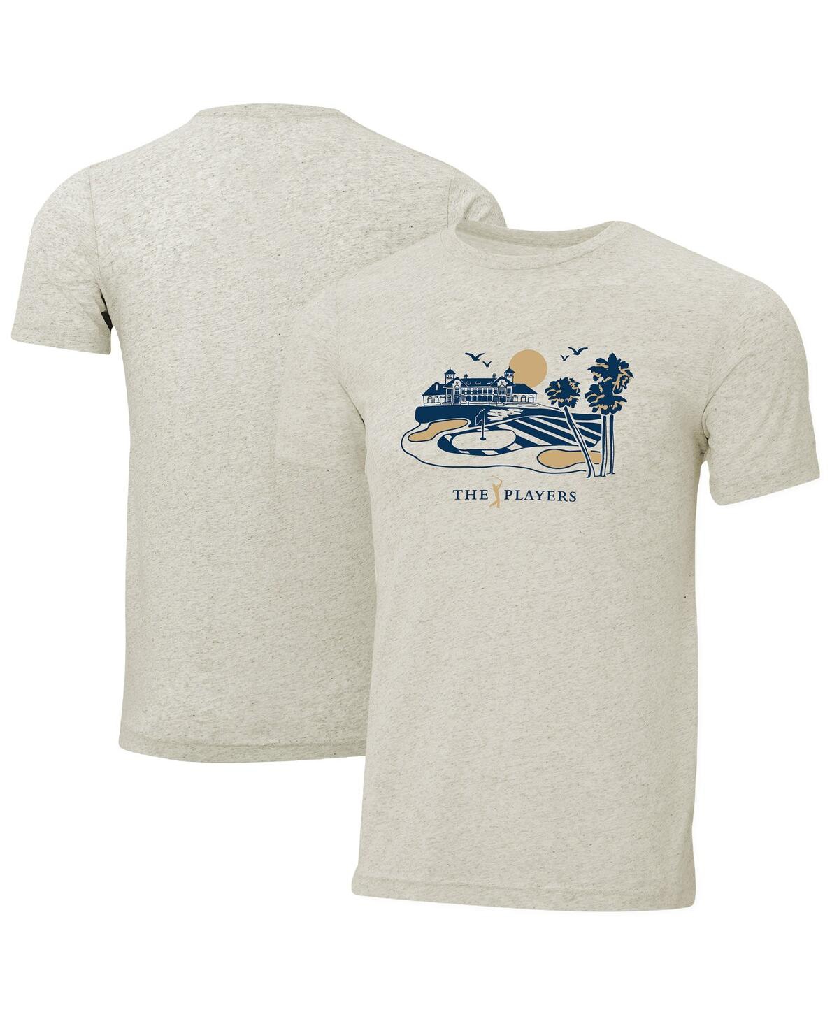 Ahead Men's Cream The Players Clubhouse Instant Classic Tri-blend T-shirt In White