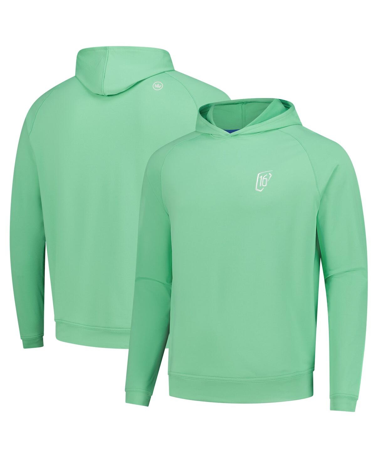 Peter Millar Men's Green Wm Phoenix Open Pine Raglan Performance Hoodie In Green