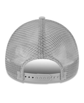 Men's Gray Dale Earnhardt Jr. Budweiser 9FORTY A-Frame Trucker Adjustable Hat