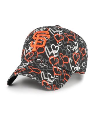 '47 Brand - '47 Big Girls Black San Francisco Giants Mural Clean Up Adjustable Hat