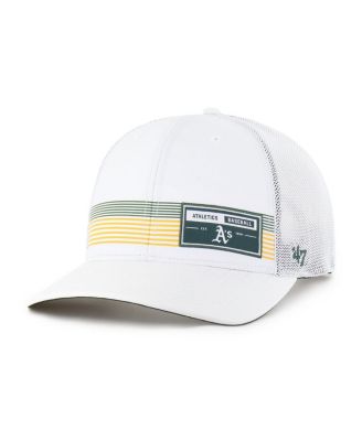 '47 Brand - Men's White Athletics Rangefinder Brrr Trucker Adjustable Hat