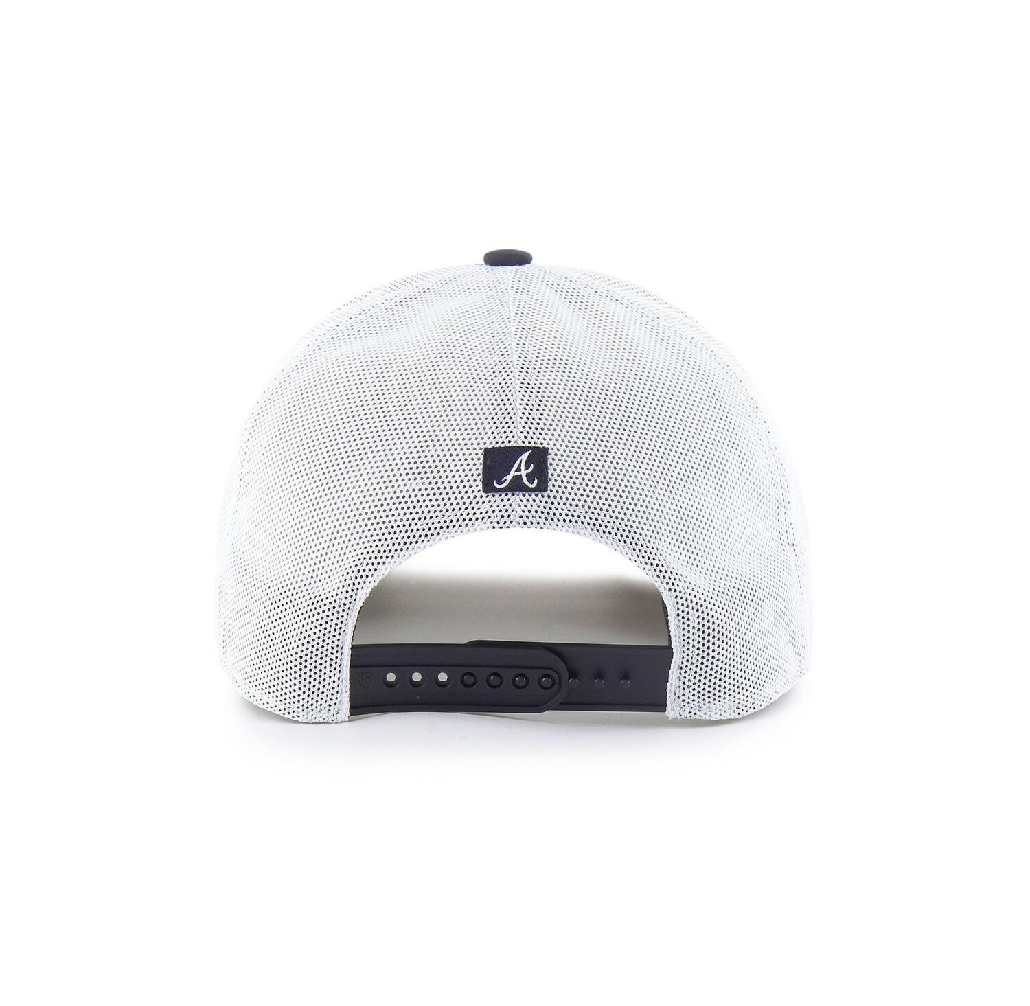 Men's Navy/White Atlanta Braves Fairway Trucker Adjustable Hat