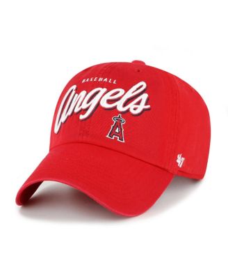'47 Brand - Women's Red Los Angeles Angels Ariana Clean Up Adjustable Hat