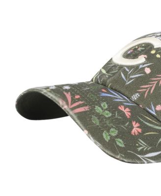Women's Olive Chicago Cubs Moss Verbena Clean Up Adjustable Hat