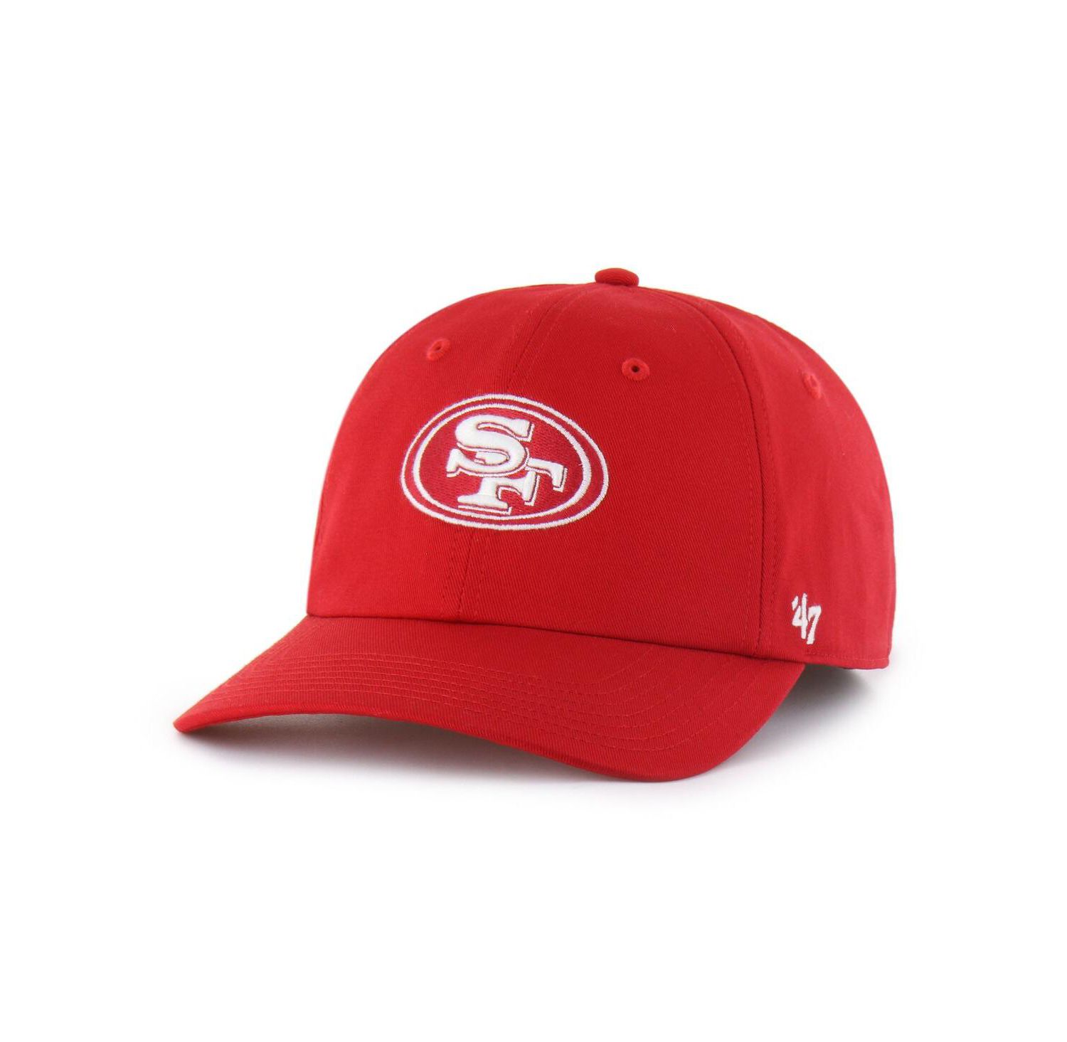 Men's Scarlet San Francisco 49ers Foundational Franchise Fitted Hat