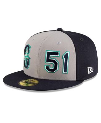 Men's Ichiro Suzuki Navy/Gray Seattle Mariners 2025 Baseball Hall of Fame 59FIFTY Fitted Hat