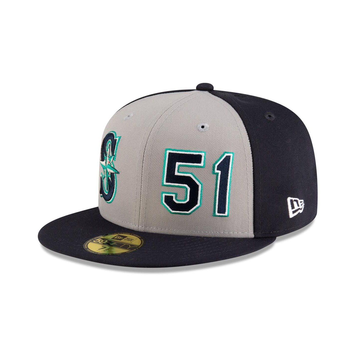 Мужская кепка New Era Ichiro Suzuki Navy/Gray Seattle Mariners 2025 Baseball Hall of Fame 59FIFTY Fitted Hat — фото 4
