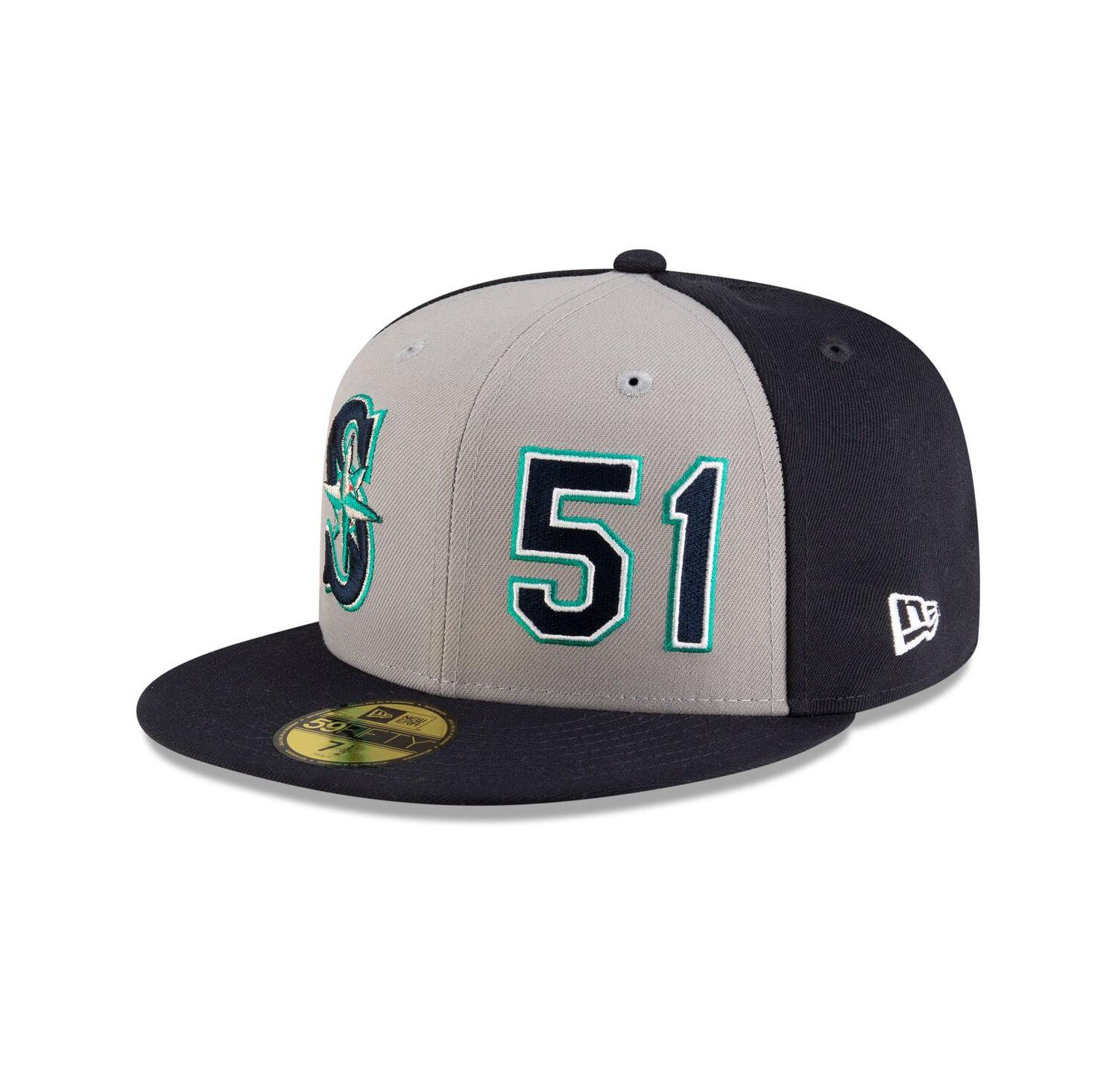 Men's Ichiro Suzuki Navy/Gray Seattle Mariners 2025 Baseball Hall of Fame 59FIFTY Fitted Hat