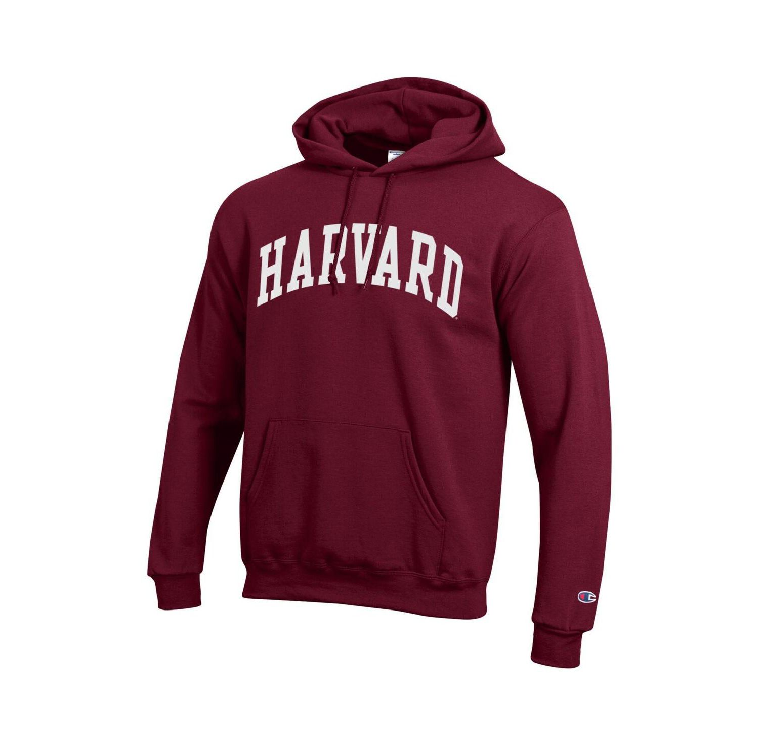 Men's Crimson Harvard Crimson Basic Arch Fleece Pullover Hoodie