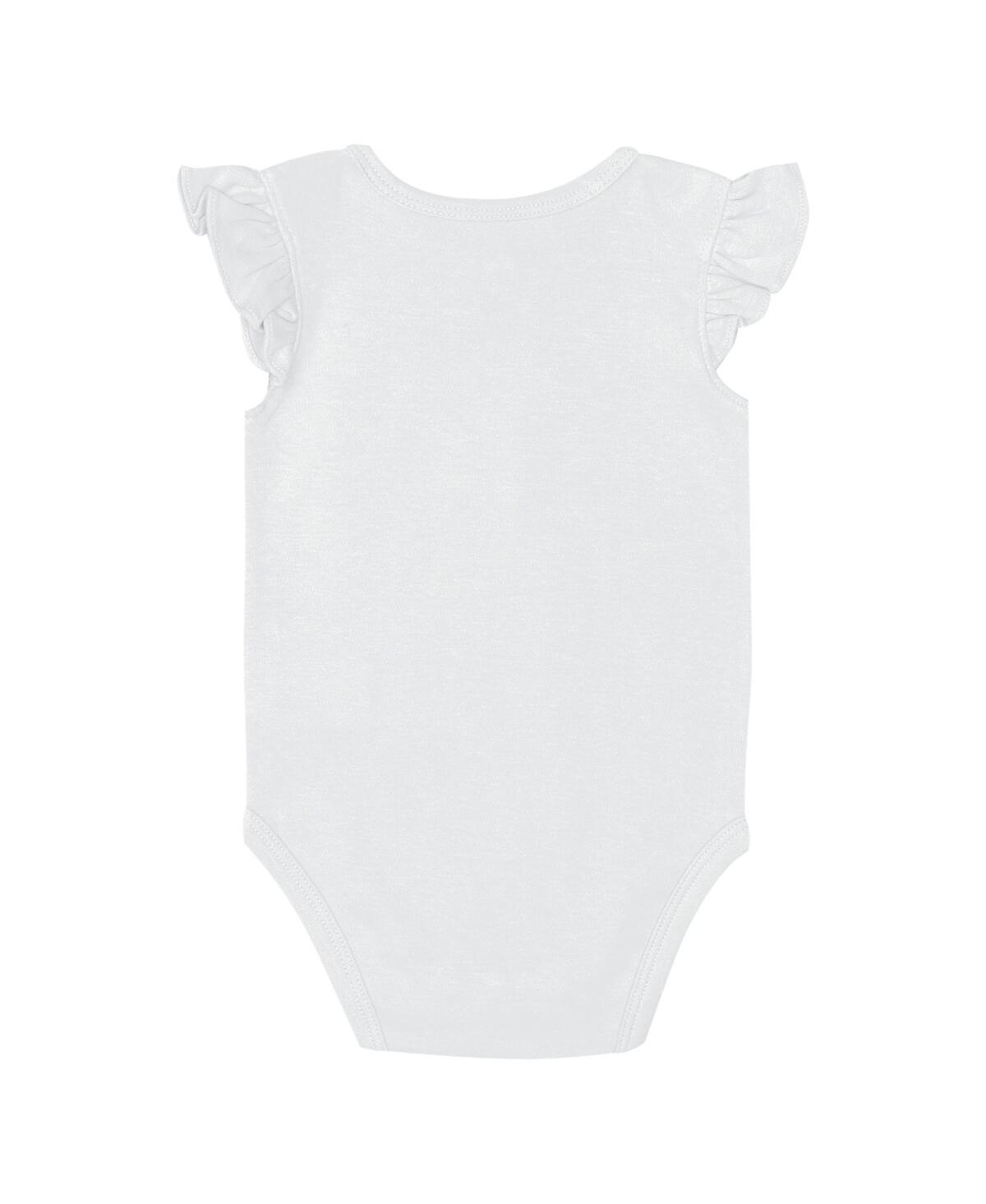 Outerstuff Baby Boys And Girls Tennessee Orange/white Tennessee Volunteers Little Sunshine 2-piece Bodysuit Set In Multi