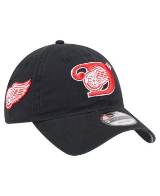 New Era - Men's Black Detroit Red Wings Deceptor 9TWENTY Adjustable Hat