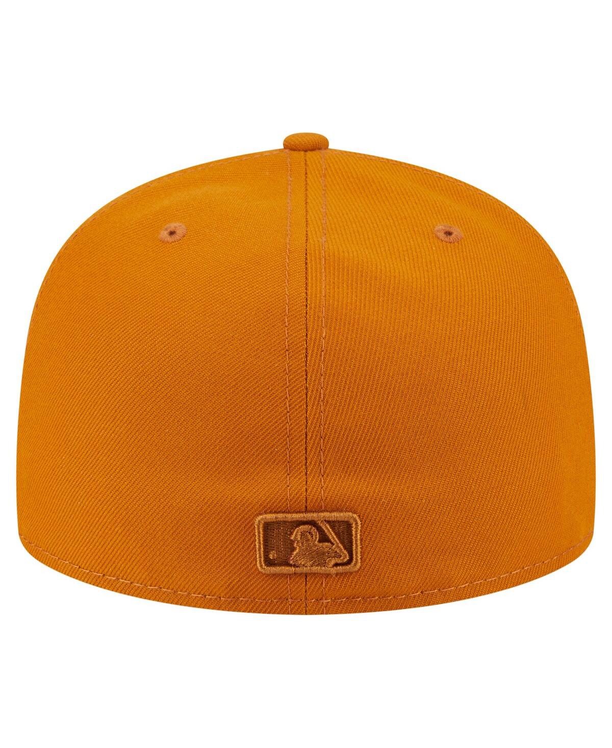 New Era Men's Orange Pittsburgh Pirates Color Pack A-frame 59fifty Fitted Hat In Orange
