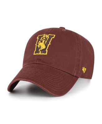 '47 Brand - Men's Brown Wyoming Cowboys Clean Up Adjustable Hat