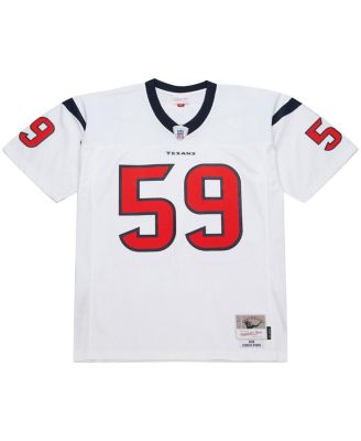 Mitchell Ness Men's DeMeco Ryans White Houston Texans 2006 Legacy Replica Jersey