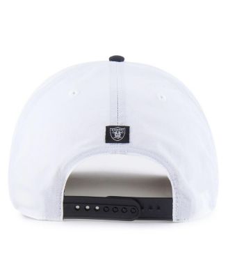 Men's White/Black Las Vegas Raiders Suburbia Hitch Two-Tone Adjustable Hat