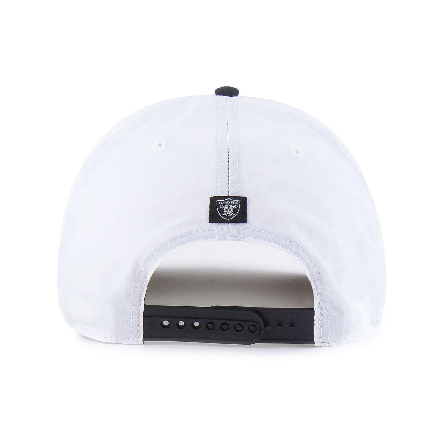 Men's White/Black Las Vegas Raiders Suburbia Hitch Two-Tone Adjustable Hat
