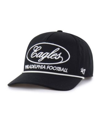 Men's Black Philadelphia Eagles Foundational Hitch Adjustable Hat