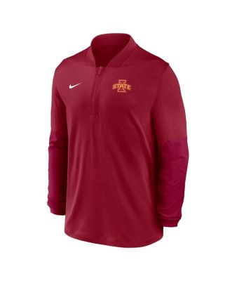 Men's Cardinal Iowa State Cyclones Dri-FIT Half-Zip Pullover Sweatshirt