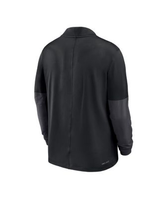 Men's Black Missouri Tigers Dri-FIT Half-Zip Pullover Sweatshirt