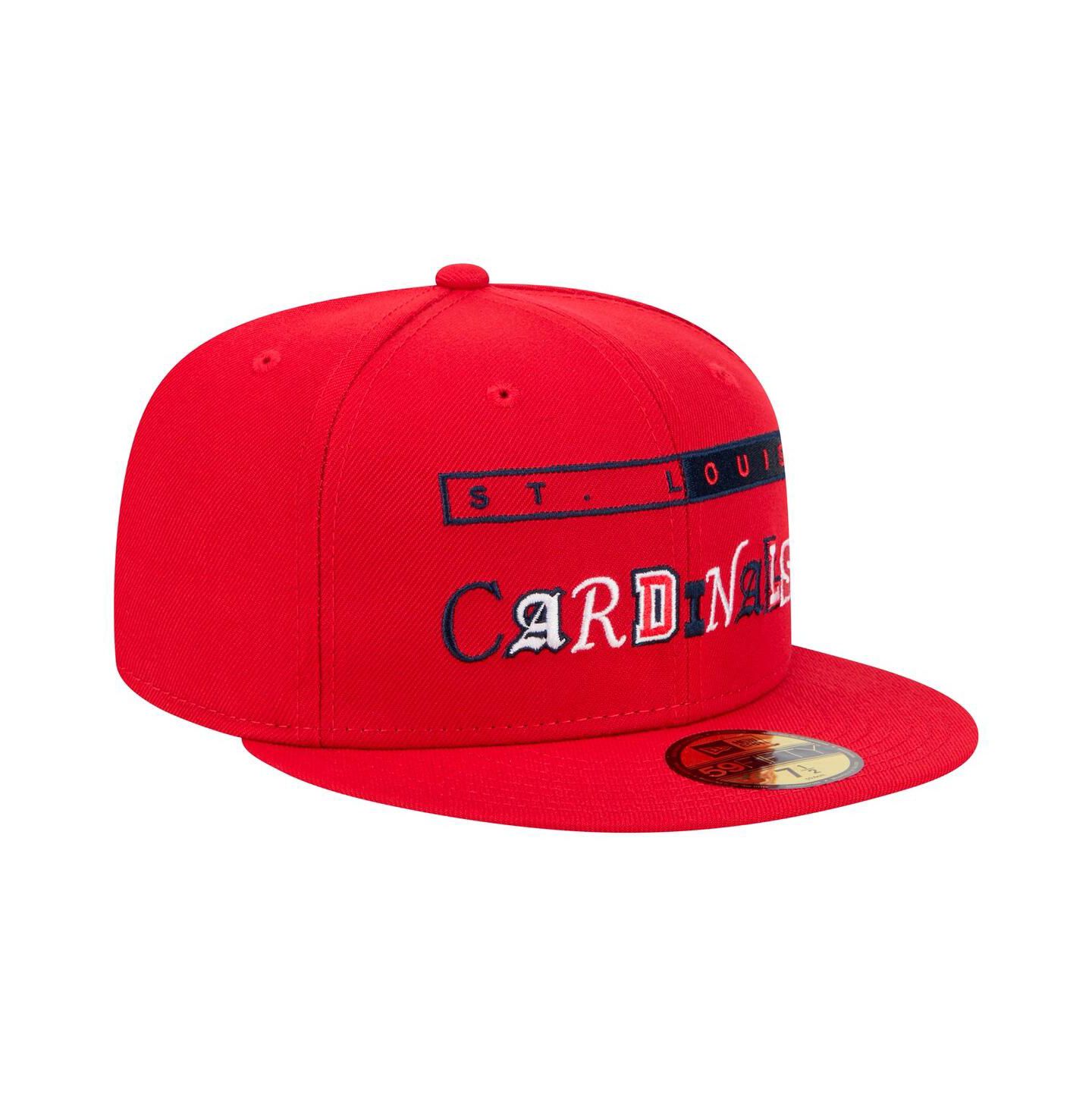 Мужская кепка New Era Red St. Louis Cardinals Ransom 59FIFTY Fitted Hat — фото 4