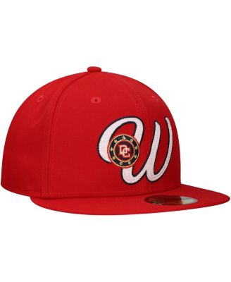 Men's Red Washington Nationals Duo Logo 2.0 59FIFTY Fitted Hat