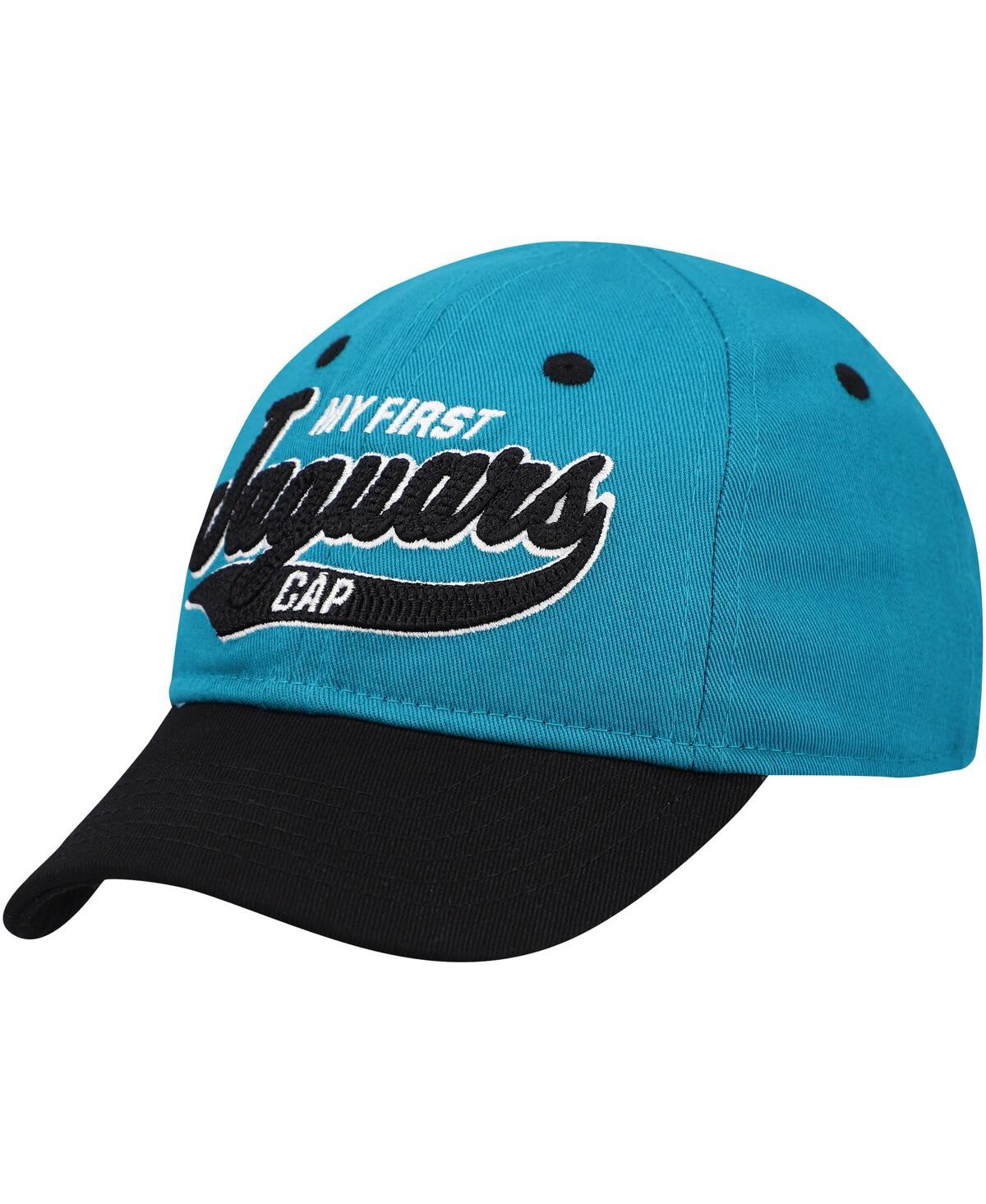 Outerstuff Baby Boys And Girls Teal/black Jacksonville Jaguars My First Tail Sweep Slouch Flexâ Hat In Blue