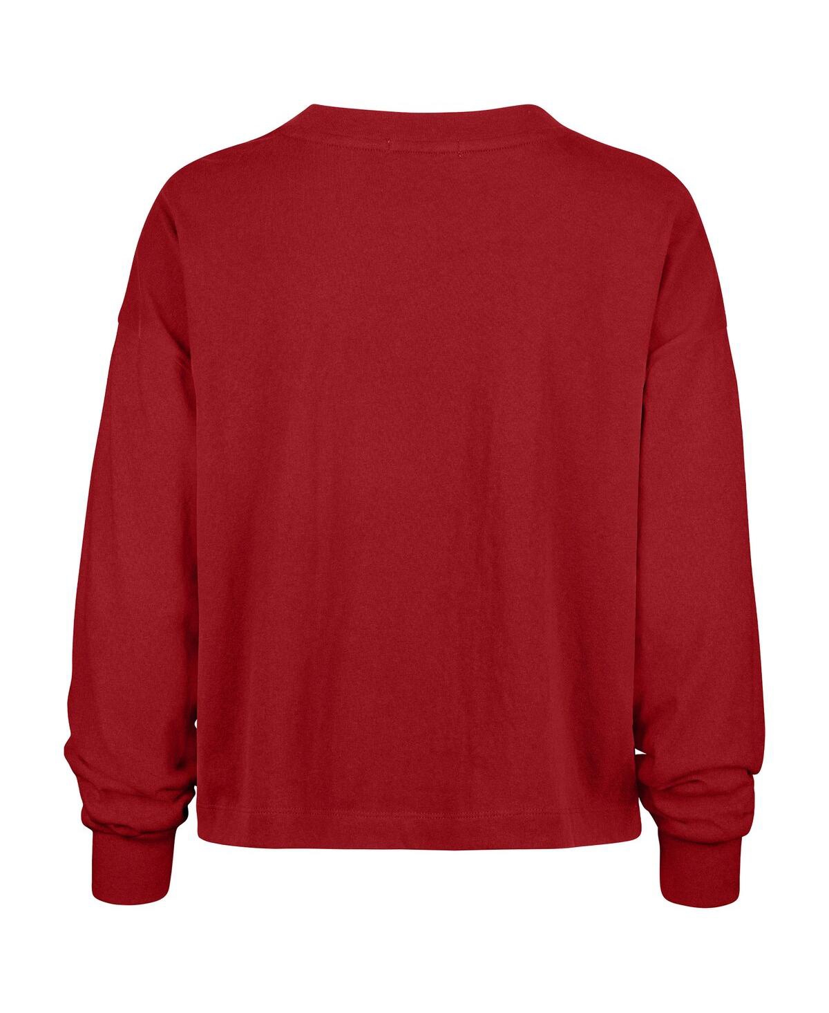 '47 Brand Women's Red Kansas City Chiefs Plus Muse Sydney Long Sleeve T-Shirt