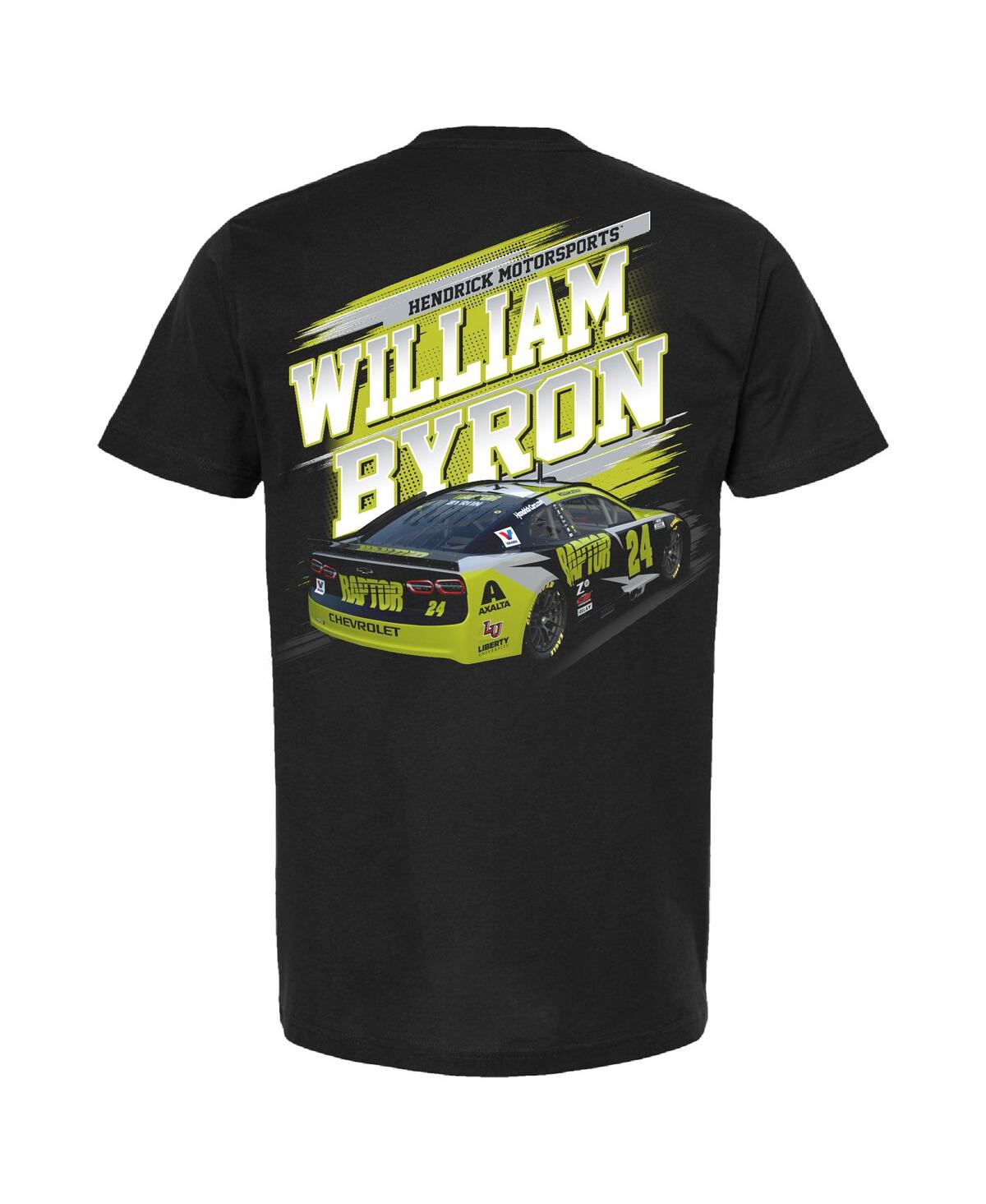 Hendrick Motorsports Team Collection Men's Black William Byron Raptor Car T-shirt In Black