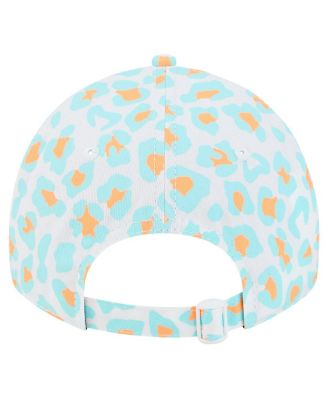 Preschool White Miami Dolphins Active Leopard 9TWENTY Adjustable Hat