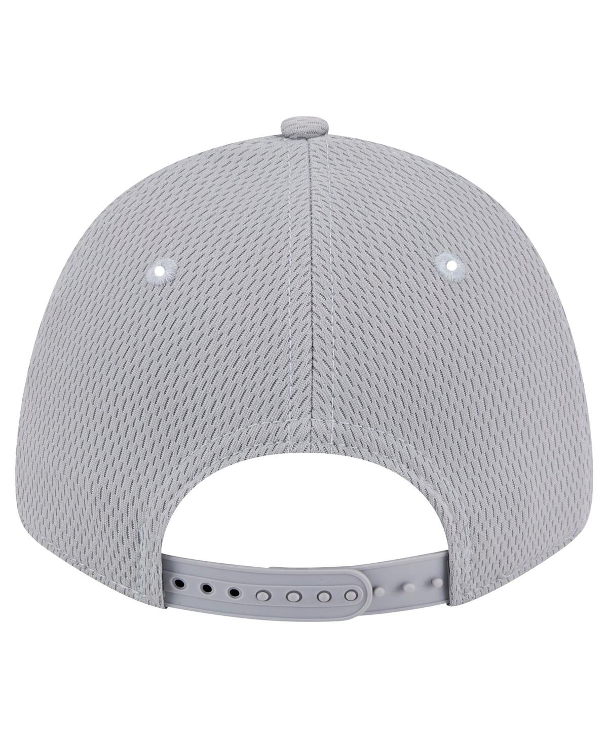 New Era Big Boys And Girls Gray Cleveland Browns Main 9forty Adjustable Hat In Gray