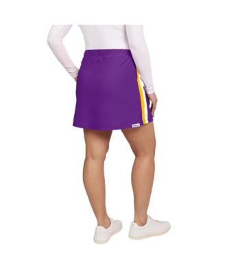 Women's Purple Minnesota Vikings Stripe Skort