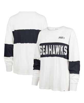 '47 Brand - Women's Cream Seattle Seahawks Clubhouse Pride Taylor Long Sleeve T-Shirt
