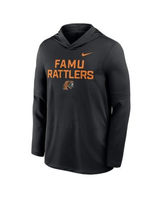 Men's Black Florida A M Rattlers Sideline Dri-FIT Lightweight Sweatshirt