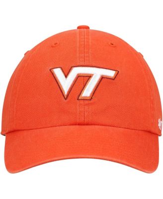 Men's Orange Virginia Tech Hokies Vintage Clean Up Adjustable Hat