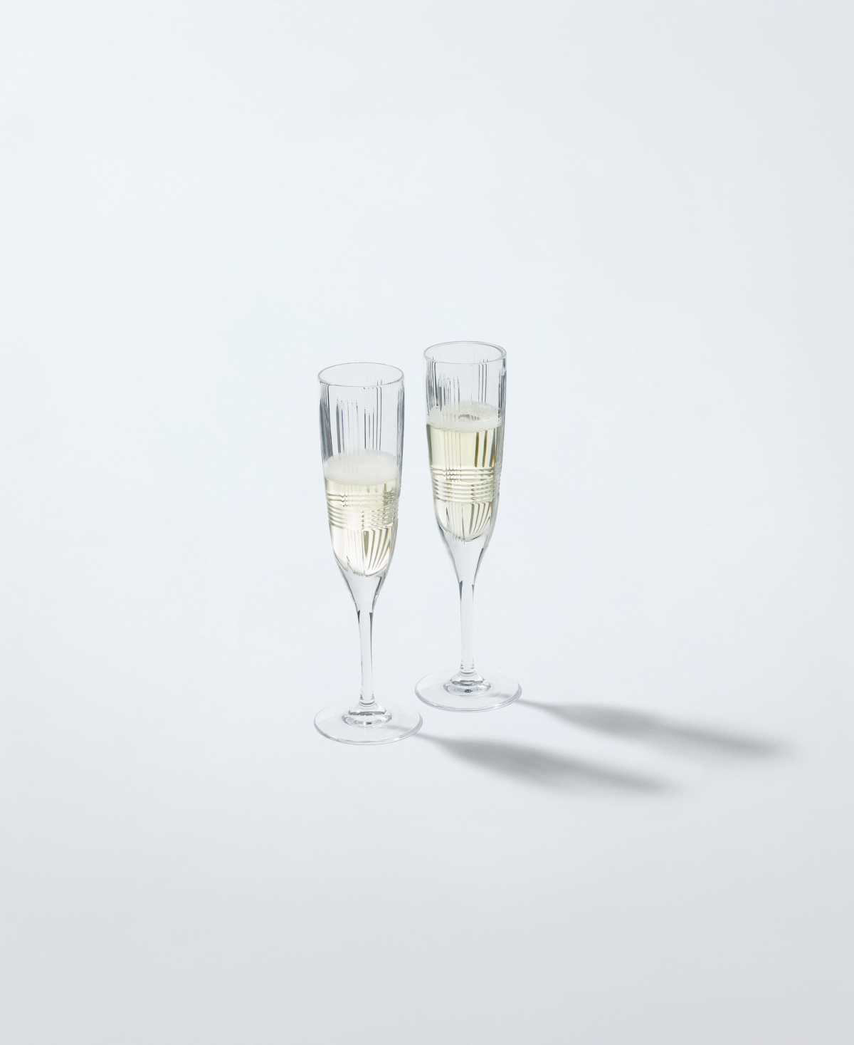 Marquis By Waterford Vector Flutes, Set Of 2 In Transparent