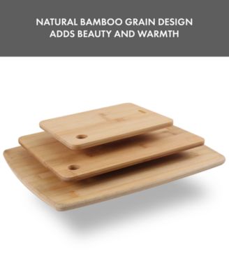 3-Piece Bamboo Cutting Board Set