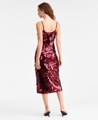 Women's Pailette Midi Dress