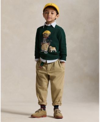 Toddler and Little Boys Quilted Shirt Sweater