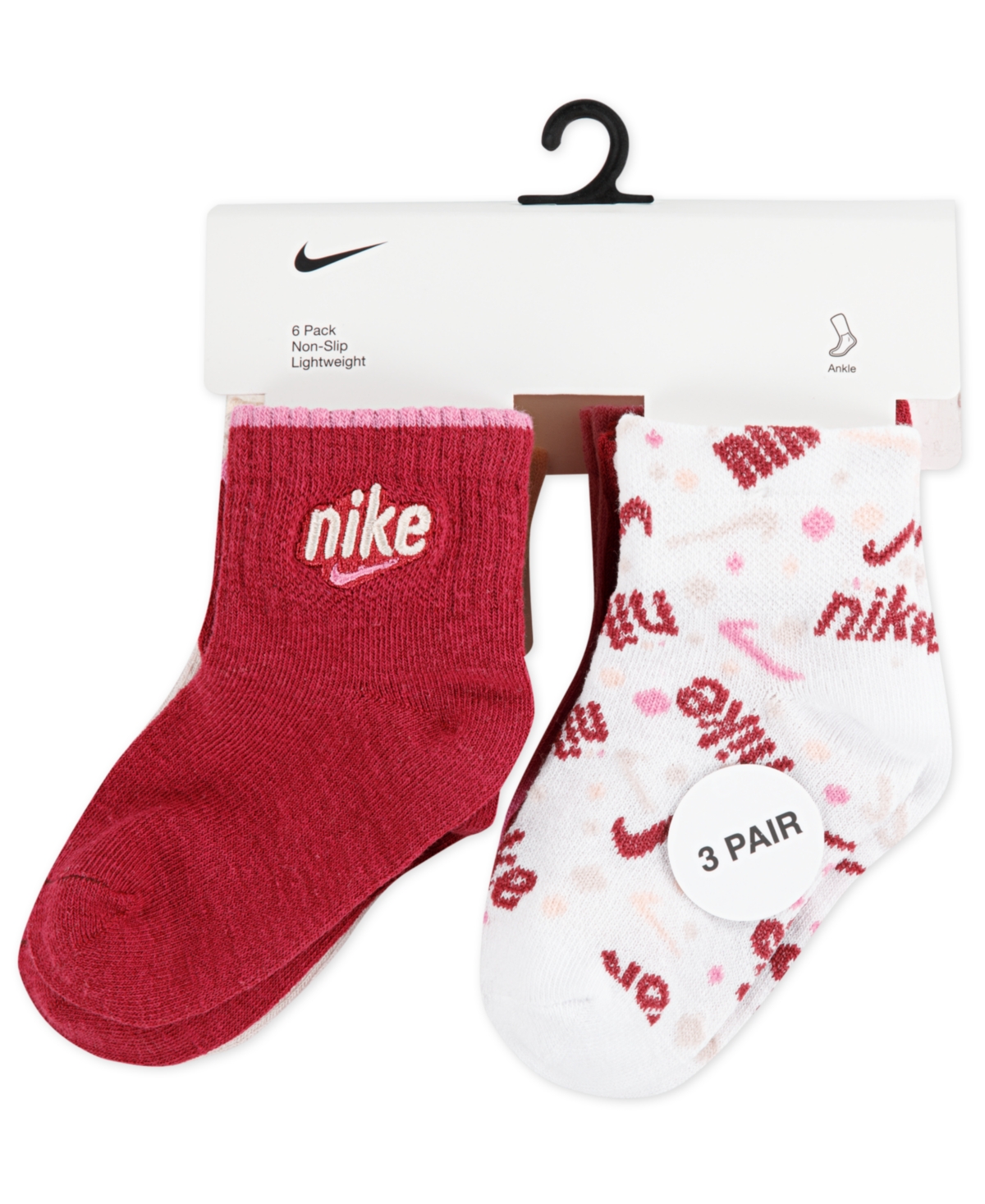 Nike Baby Girls 6-pack Play For All Infant Socks In Multi