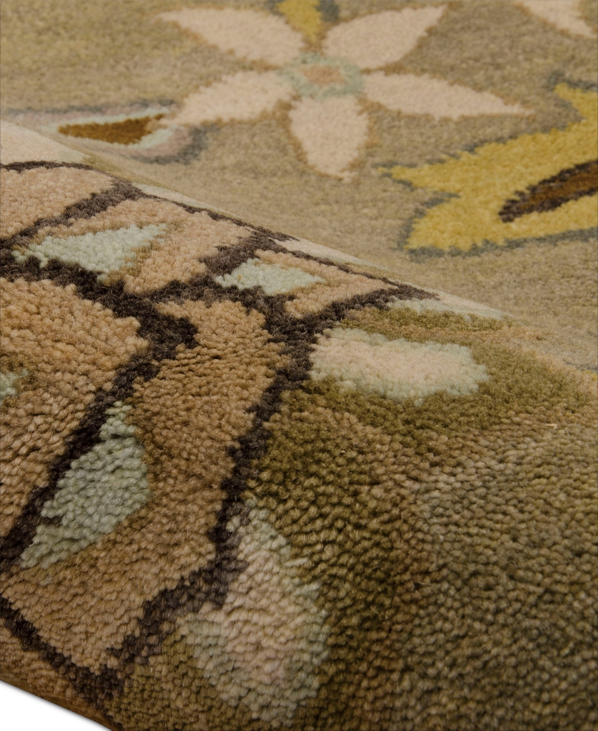 Nourison Home Rajah Tapestry Silver Area Rug