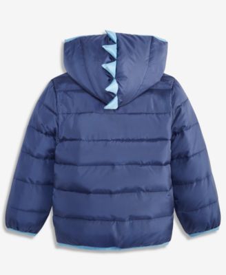 Boys' Toddler 2T-4T Dino Lightweight Hooded Packable Jacket, Macy's Exclusive