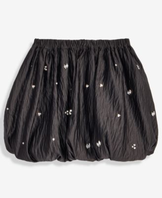 Women's Embellished Bubble-Hem Mini Skirt, Macy's Exclusive