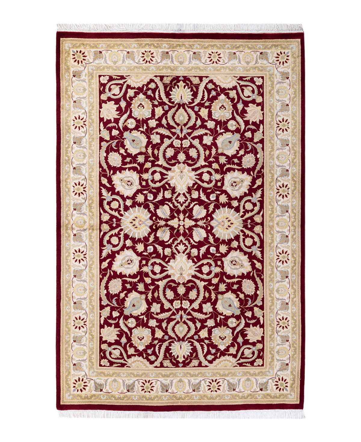 Adorn Hand Woven Rugs Mogul M1339 4'2"x5'10" Area Rug In Multi