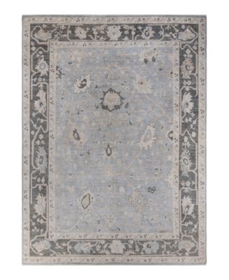 Adorn Hand Woven Rugs Oushak M1982 Rug Collection In Gray