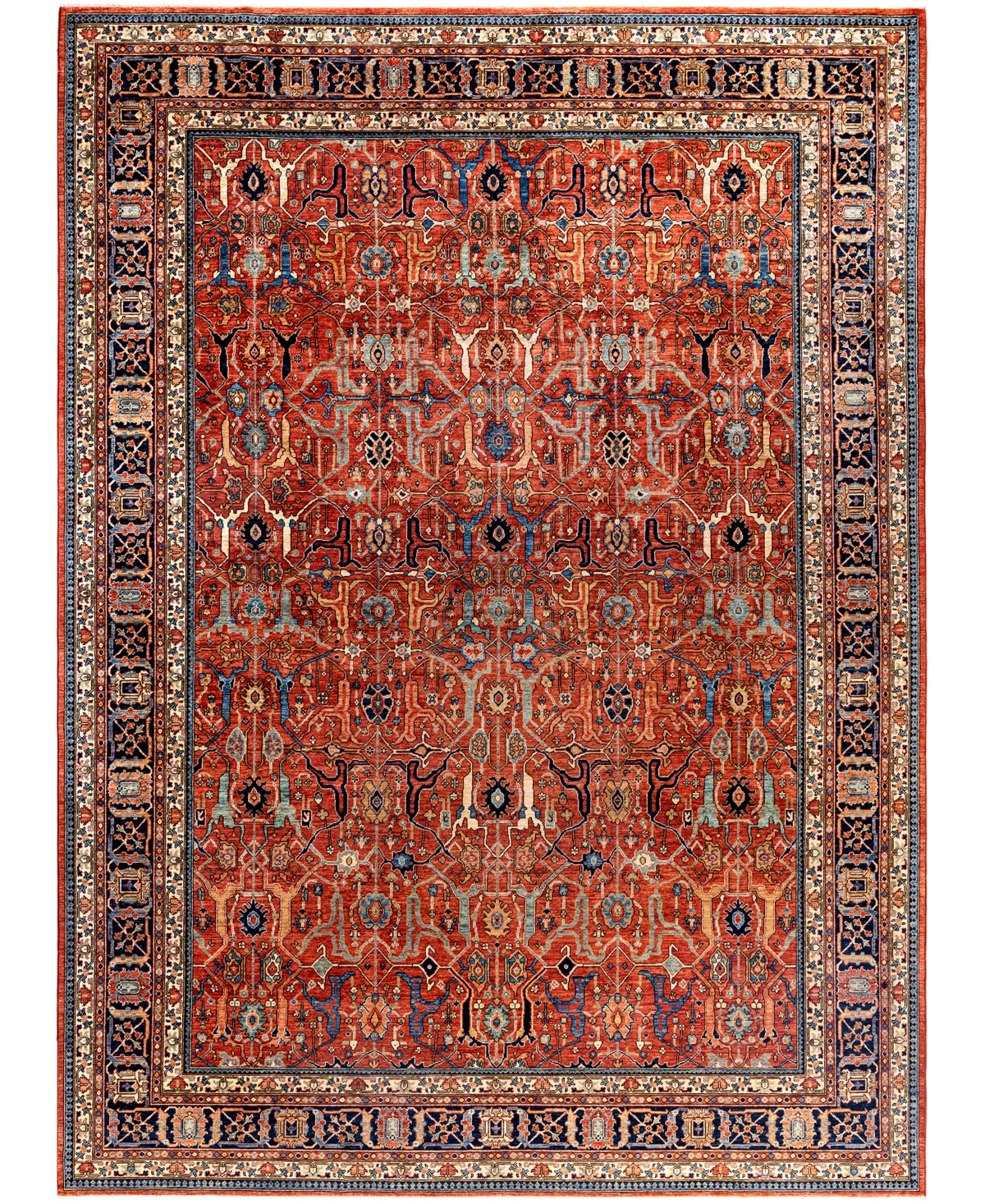 Adorn Hand Woven Rugs Serapi M0103-54 10'x13'9" Area Rug In Red