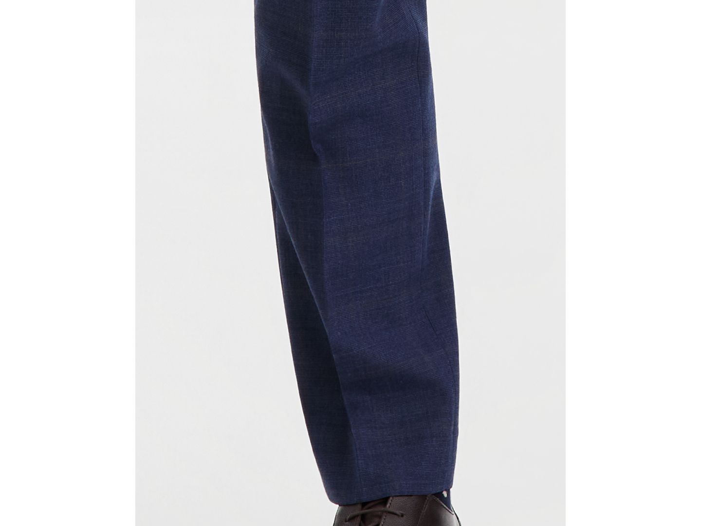 Мужские брюки Ted Baker Modern-Fit Wool-Blend Windowpane Suit Separates, цвет: Синий коричневый — фото 6